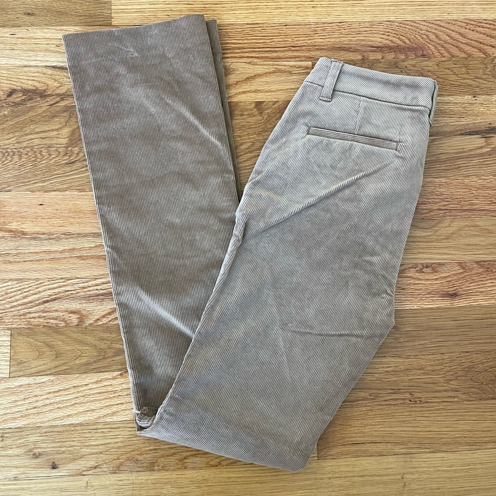 Khaki corduroy pants